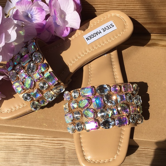 💕HP💎Steve Maddens Beautiful Crystal Stone Sli - Picture 12 of 16